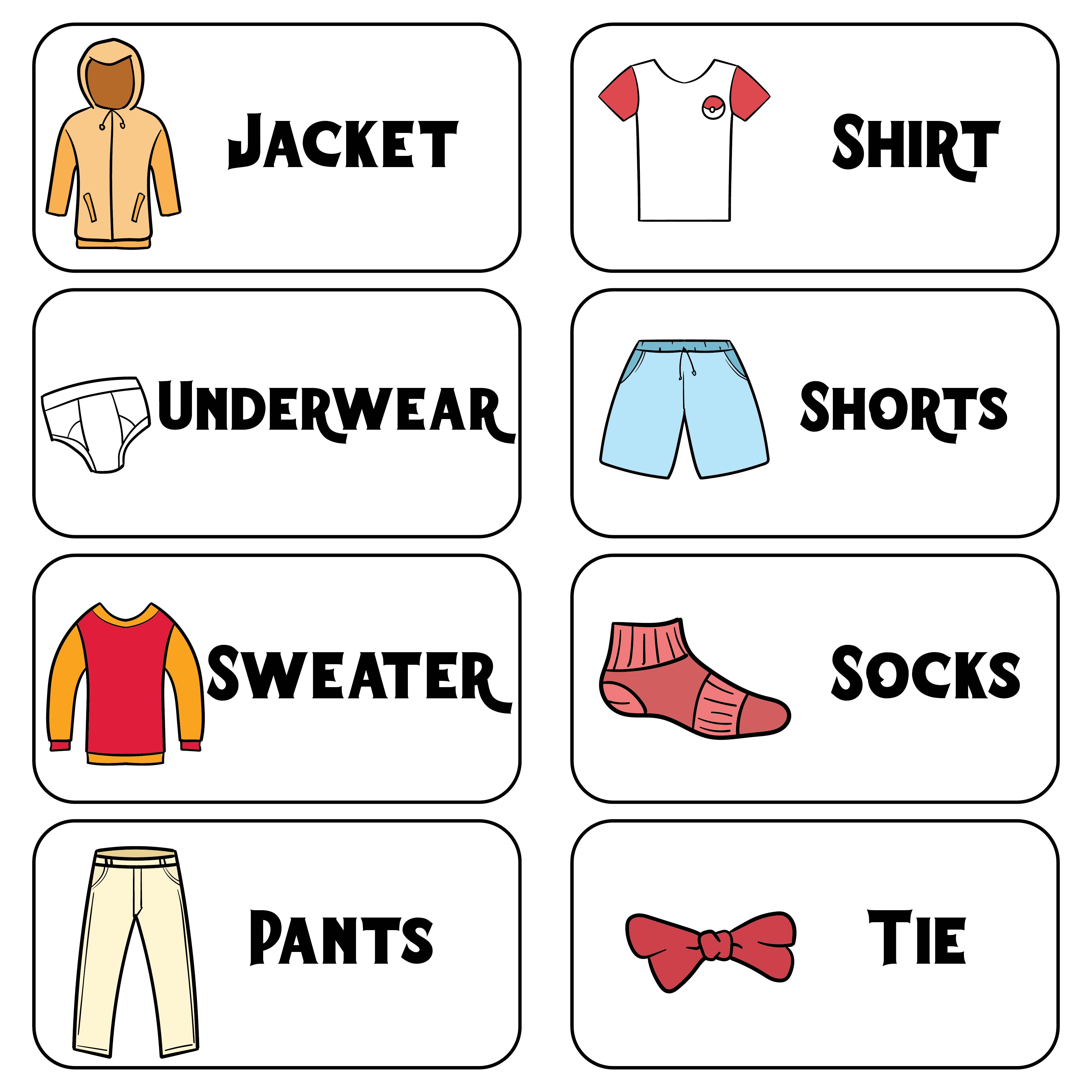 Drawer Labels Kids