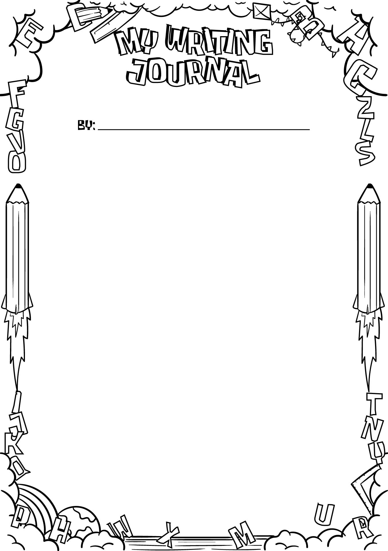 Kindergarten Journal Covers